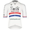 Cykeltøj + Cykelshorts 2022 INEOS Grenadiers Britisk Mesterskab Hvid